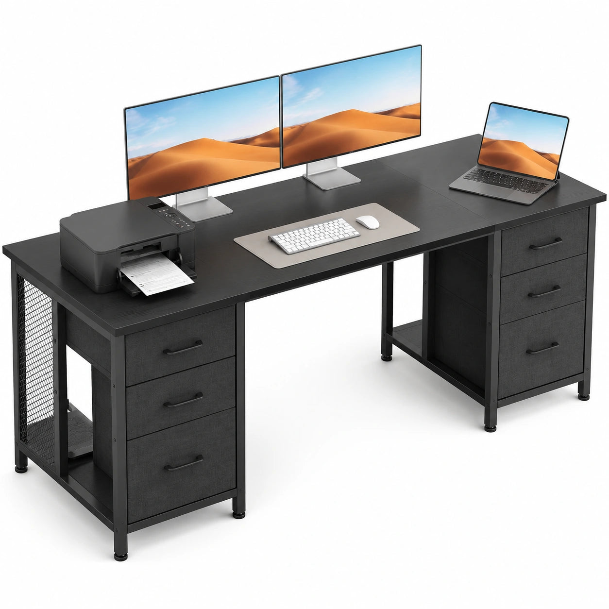 bureau-informatique-avec-rangement-et-tiroirs-160x52-cm-noir-lexytk4101cj